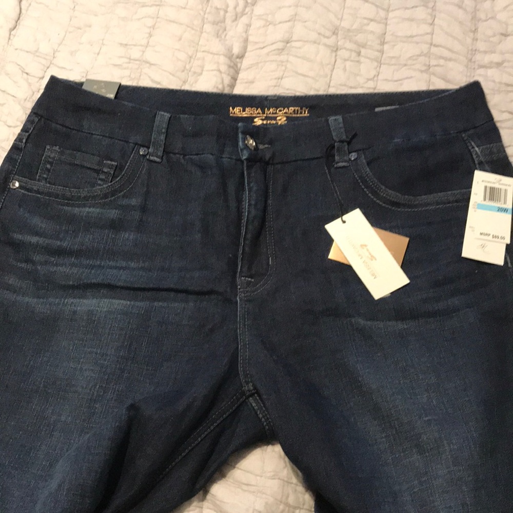 Melissa McCarthy Seven7 Slim Boot Jeans NWT 20W